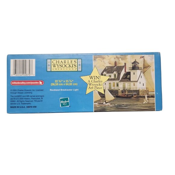 Vintage 2005 Charles Wysocki Puzzles Rockland Breakwater Light Brand New - Picture 5 of 5
